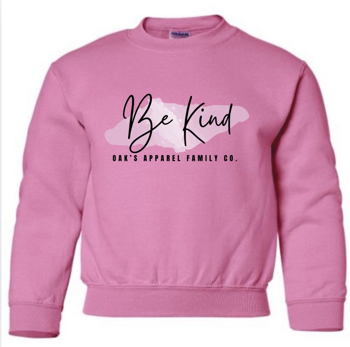Pink Youth Be KIND Crewneck