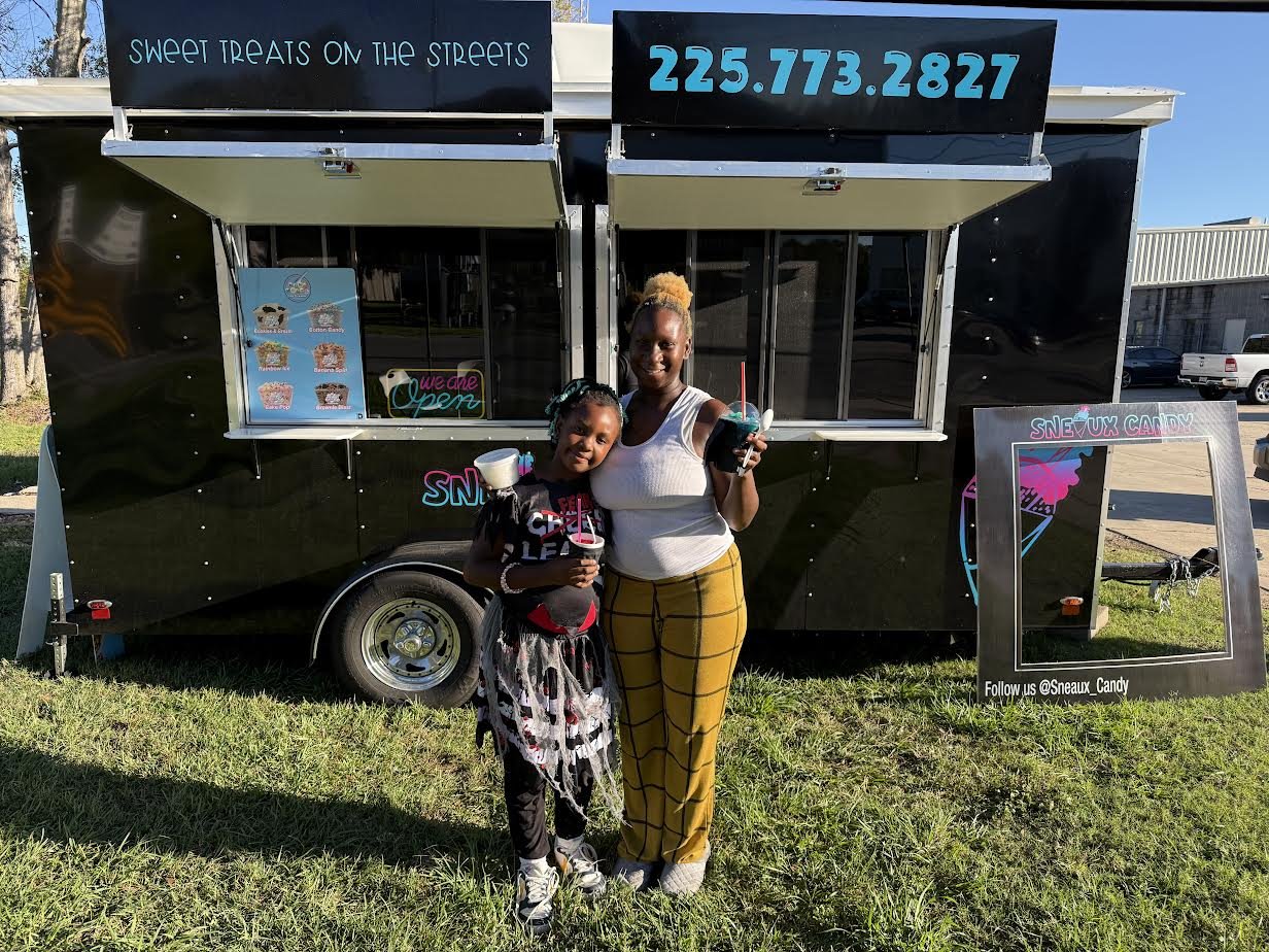 Some of our first customers in BR across from LKA!