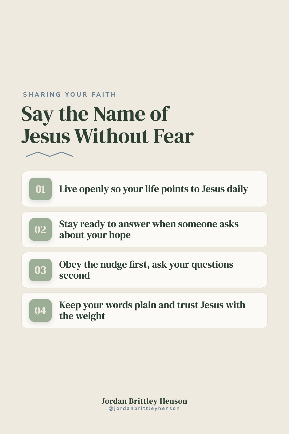 You Don’t Need Permission to Say the Name of Jesus