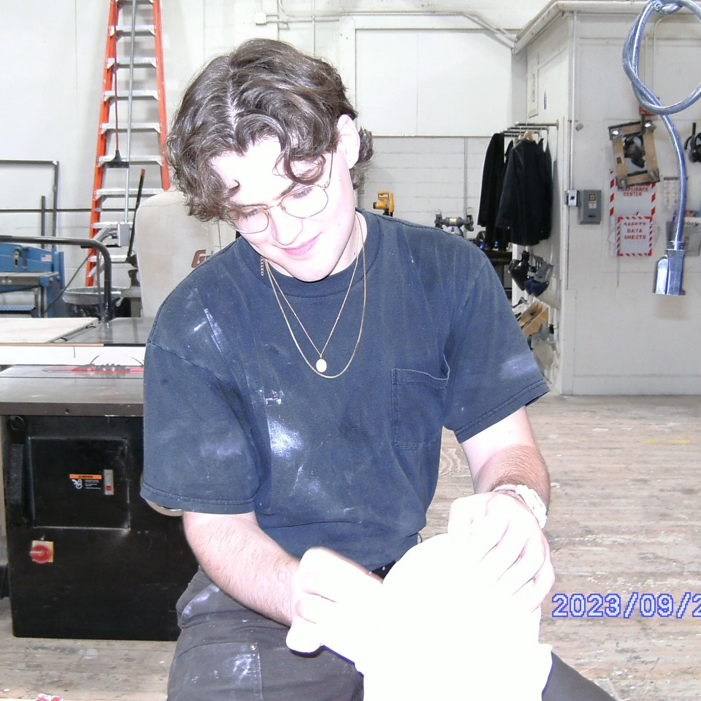 disconnect behind the scenes :) i had so much fun carving the doll body and learning about latex molds