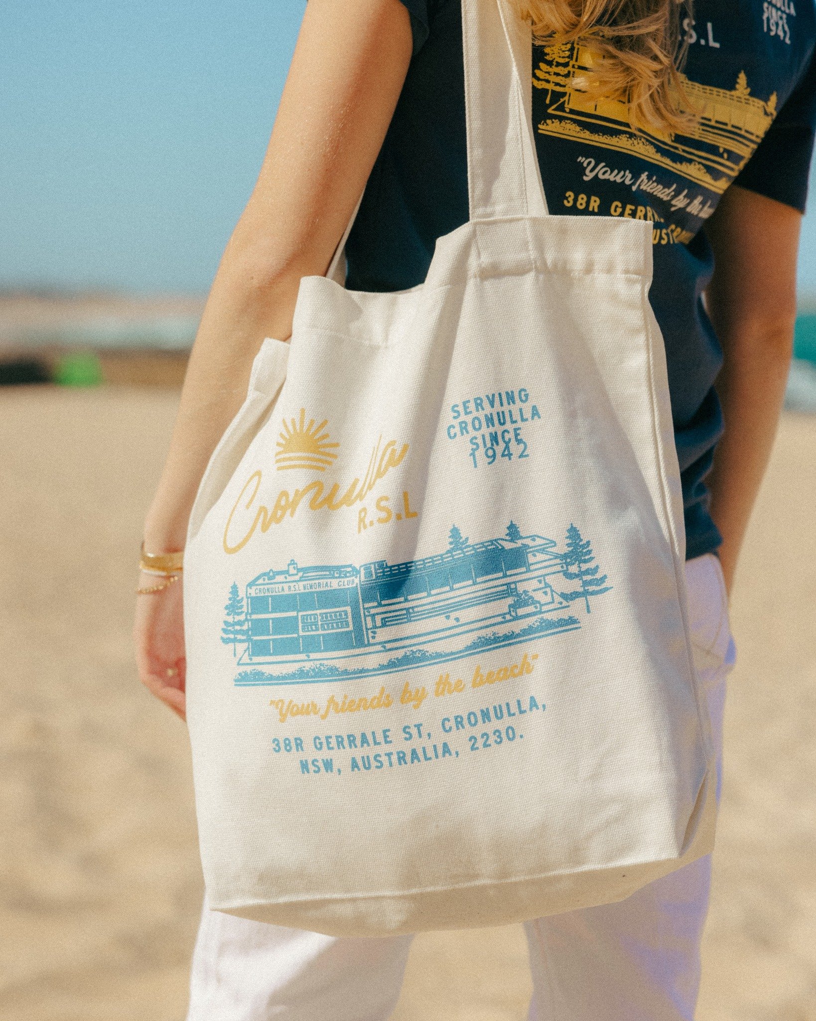 Repping the beach, the club, and high vibes - our merch has unreal 🌞