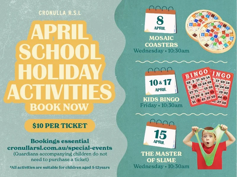 April School Holiday Activities