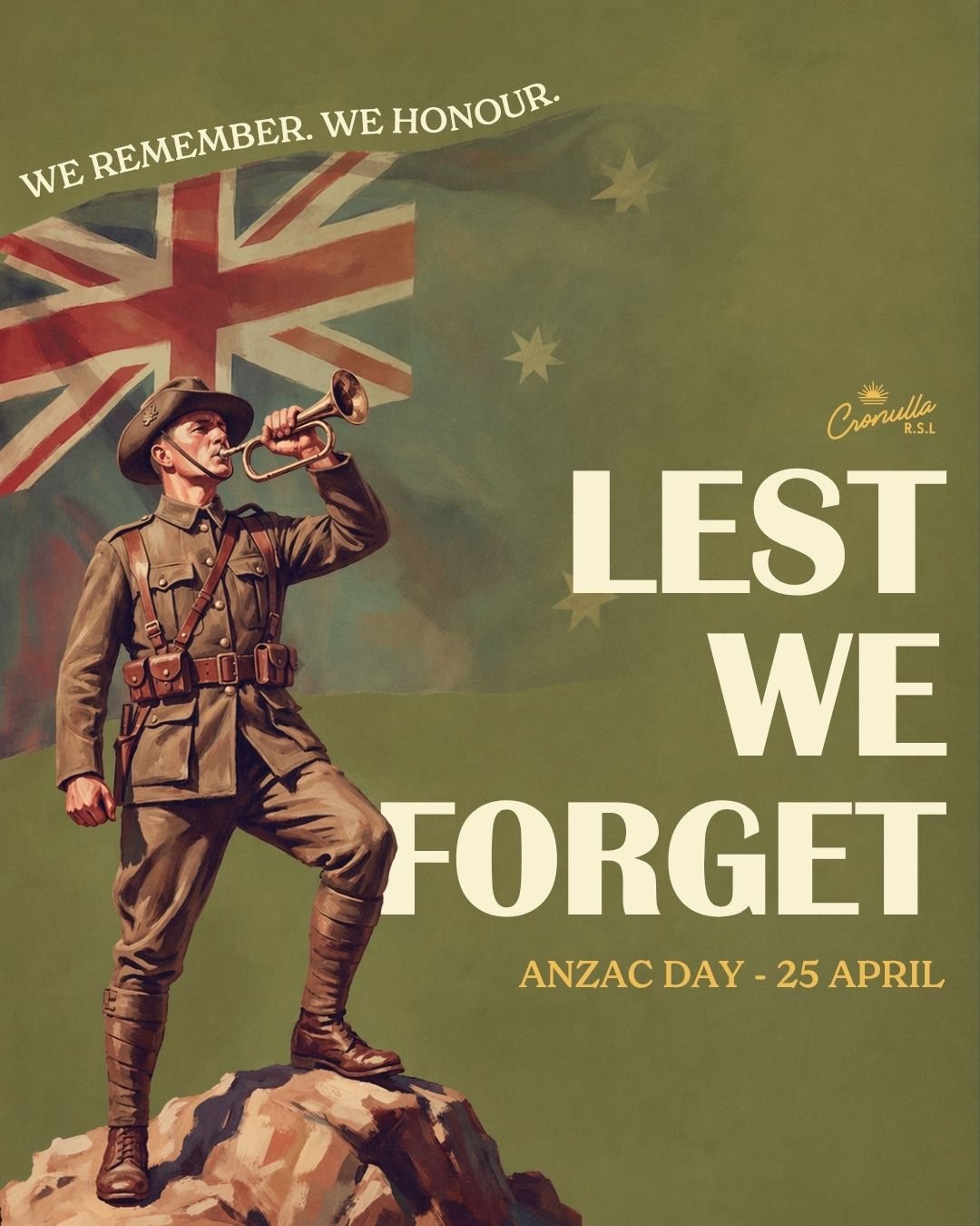 Today we come together as a community to pause, remember and honour those who served.

Lest we forget 🥀