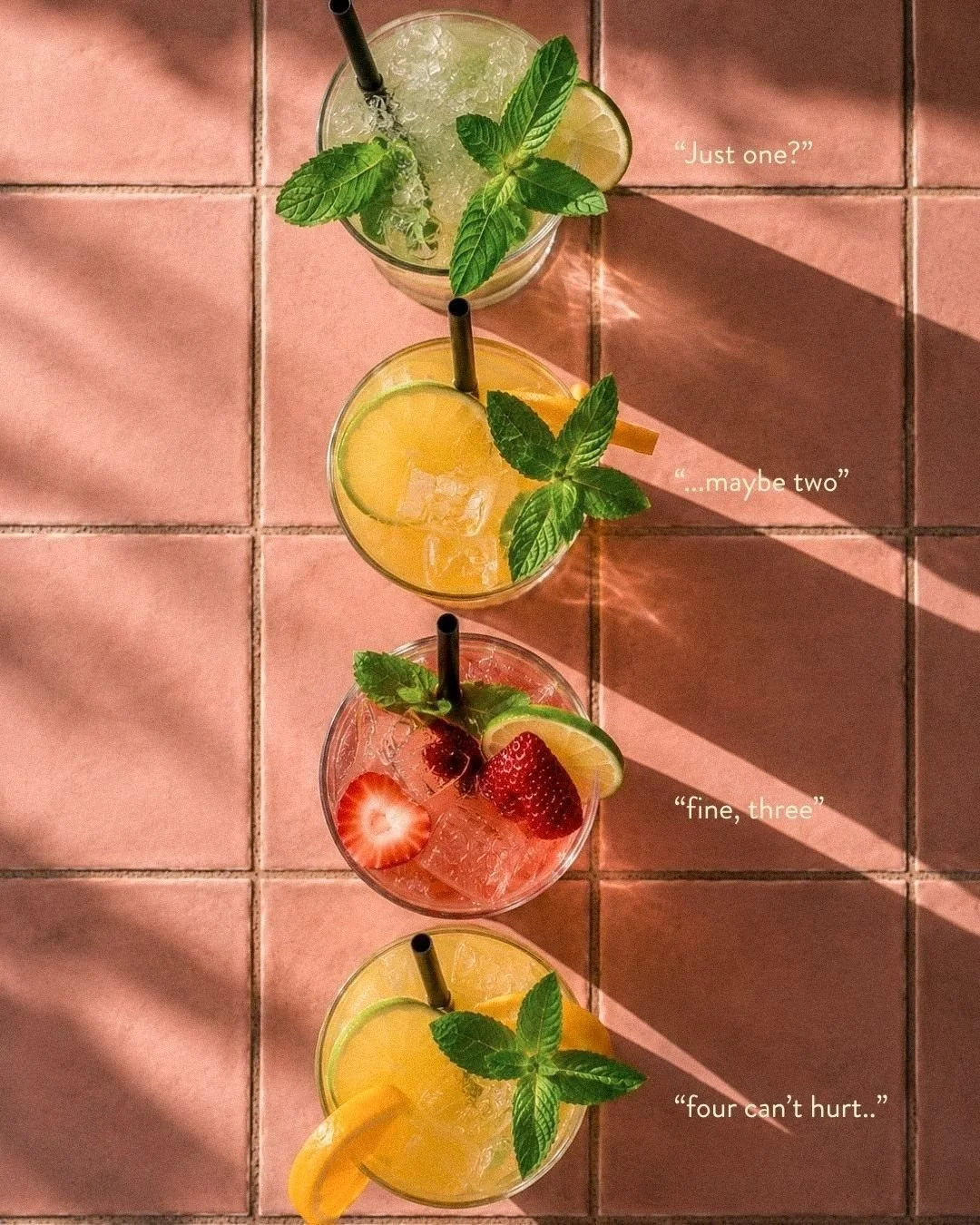 Mojito mood: activated. 🍹🌴

Four fresh flavours, all made with Takamaka Rum &amp; only around for a limited time.

Tropical Storm | Mango Tango | Berry Gone Mad | Island Classic