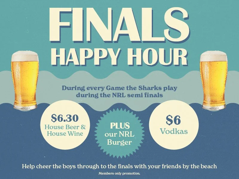 Sharkies Finals Bonus Happy Hour 