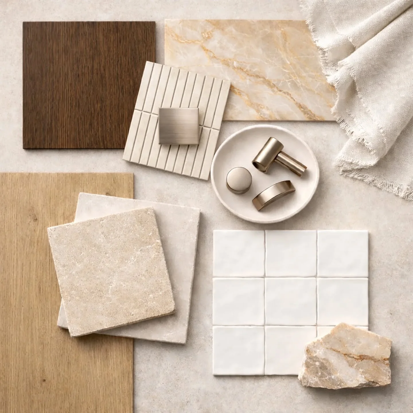Introducing Mary Way.

Bronzed oak cabinetry, creamy golden stone, brushed nickel accents and soft, textural tiles. A warm, elevated palette designed to feel both grounded and refined.

We can&rsquo;t wait to bring this one to life.

#hiabuilder #tem