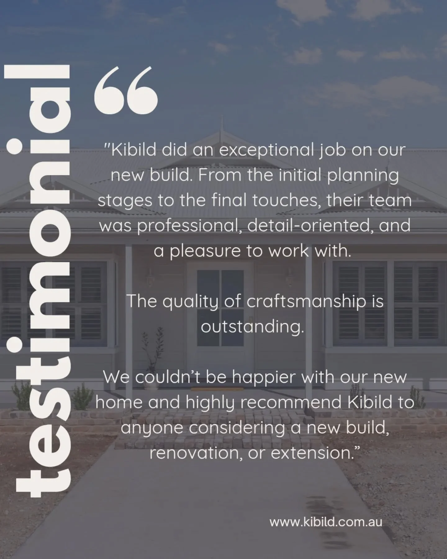Client feedback like this means everything to our team. 

From planning through to completion, our focus is always on professionalism, attention to detail and quality craftsmanship. 

Thank you for trusting Kibild with your home. 

#hiabuilder #temor