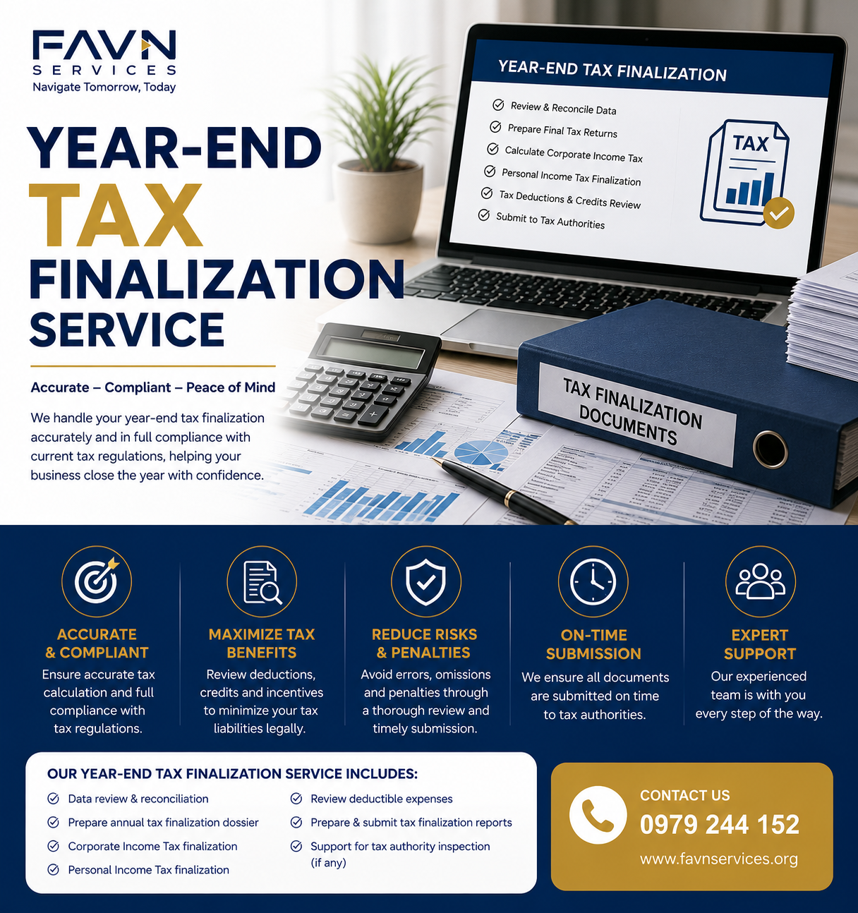YEAR-END TAX FINALIZATION SERVICE