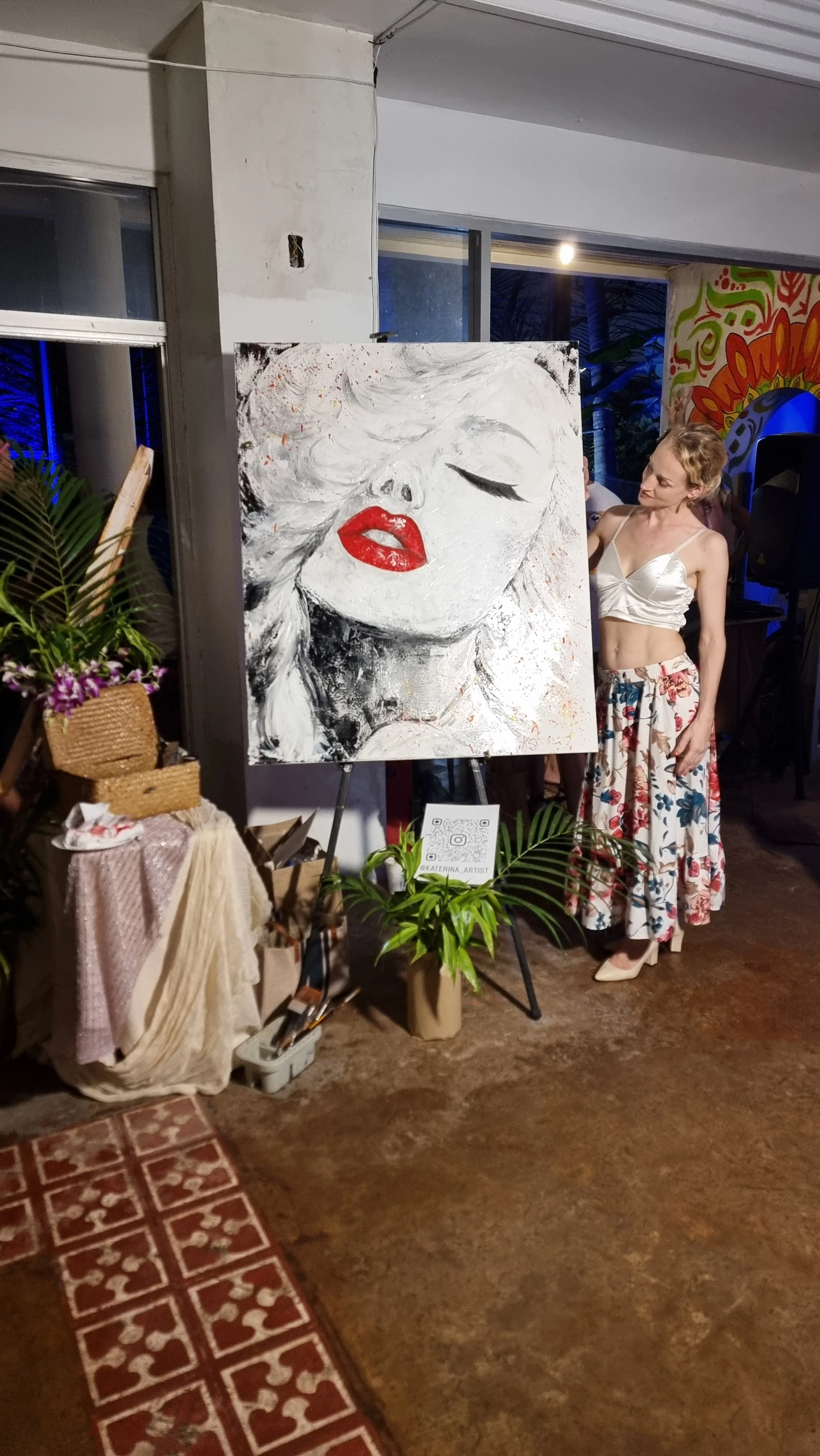 Live Painting at the Art Event