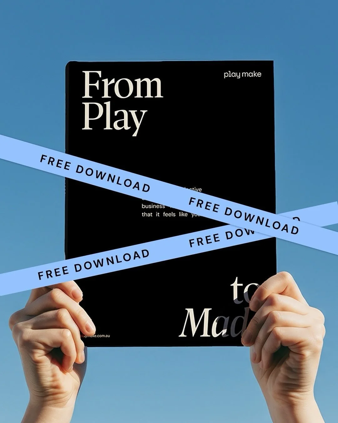 DIY&rsquo;d your brand?
Does it look (and feel) a bit meh?

Then this FREE guide is for you!

From Play to Made follows the five creative steps we take to develop and design a distinctive brand identity. 

But what is a distinctive blueprint and why 