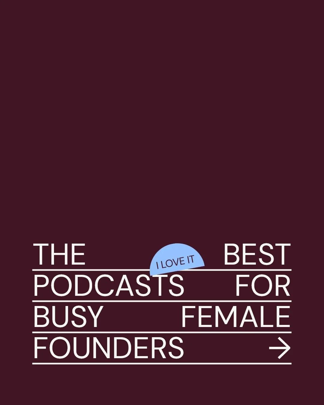 I&rsquo;m a true crime podcast lover at heart but when I&rsquo;m in business mode, these are my absolute go-tos! They help me feel inspired, boost my confidence and help reframe my perspectives. So many incredible women, so many special stories. ❤️

