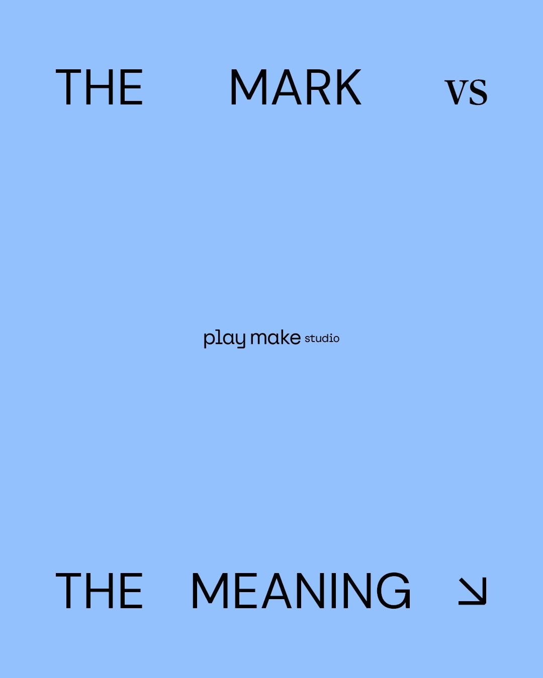 The mark designed, the meaning that created it.

A brand mark is a unique symbol or icon that represents a brand. They are created to support the broader visual identity, to often standalone, to be scaled and seen. 
They are important details with im