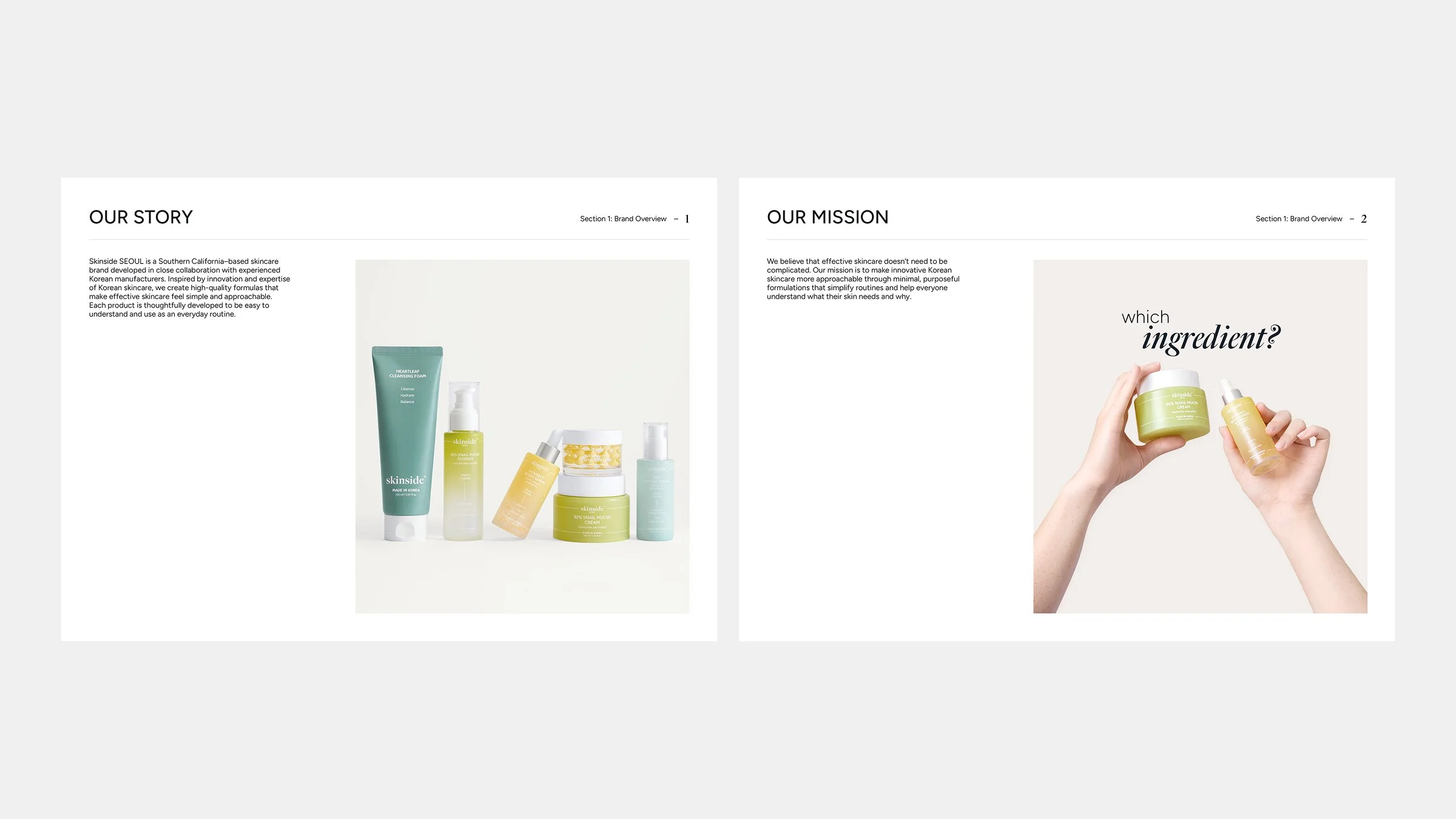 section 1: brand overview