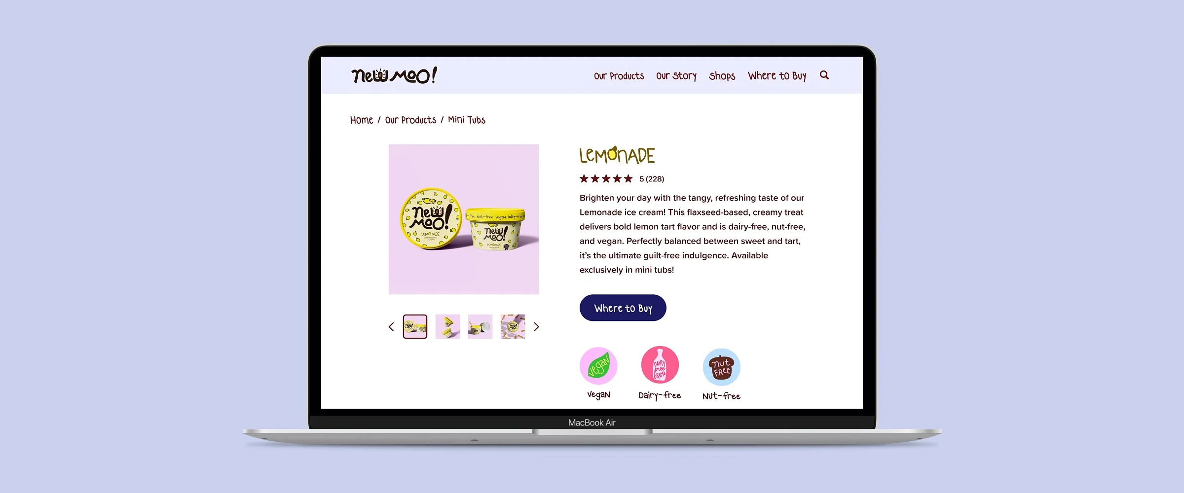 lemonade product page