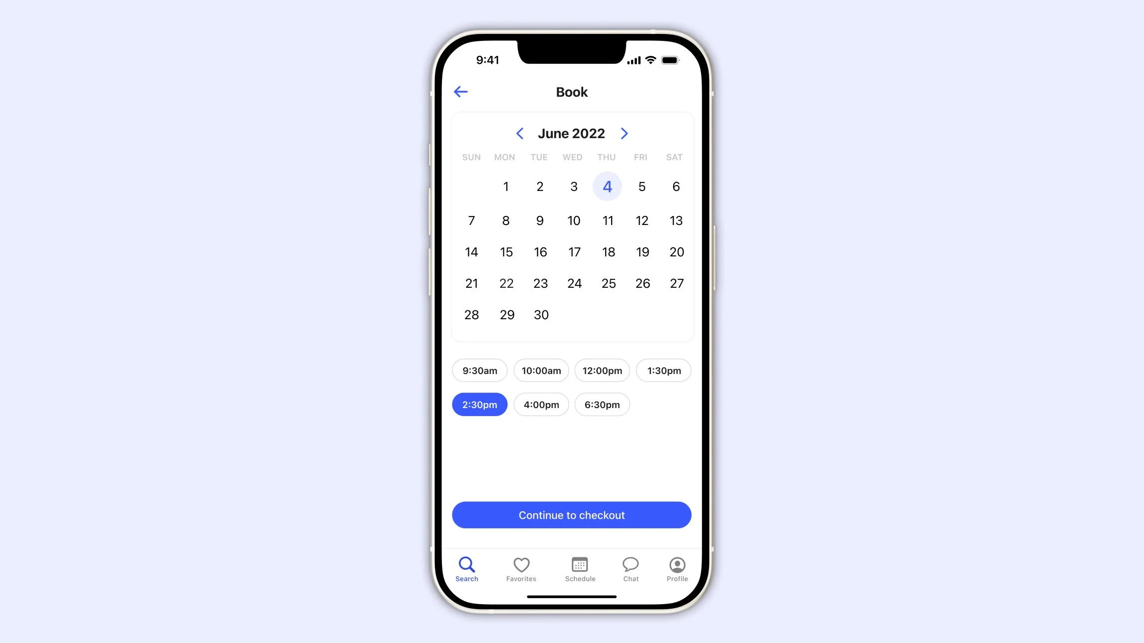booking calendar 