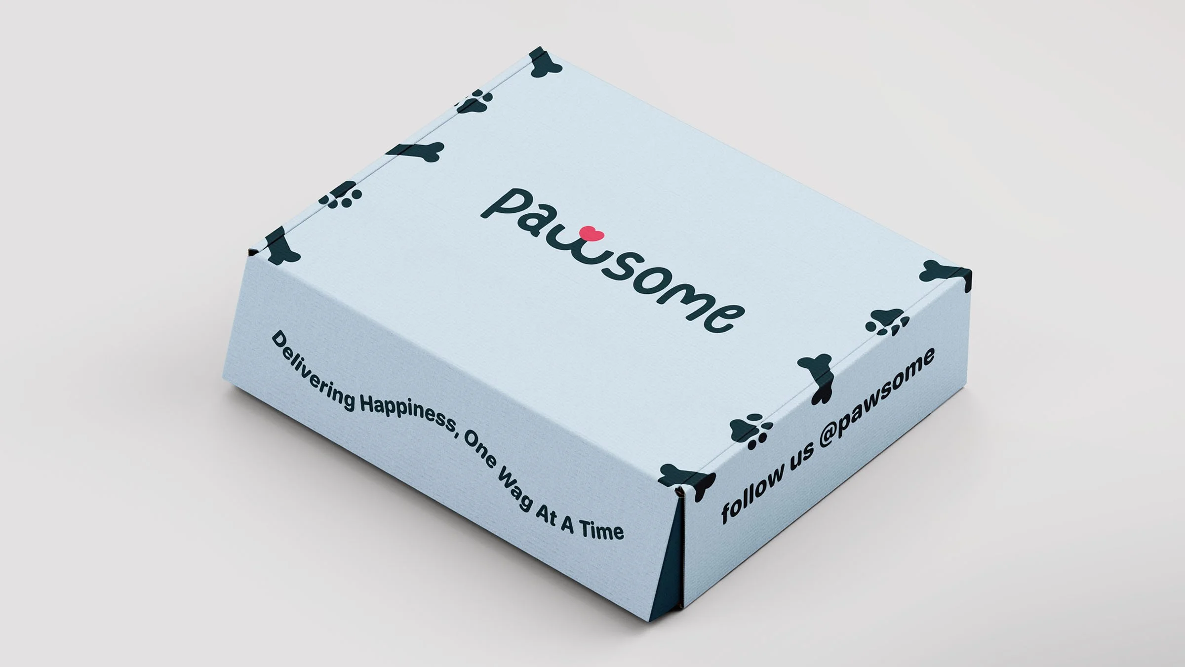 pawsome subscription box. top view