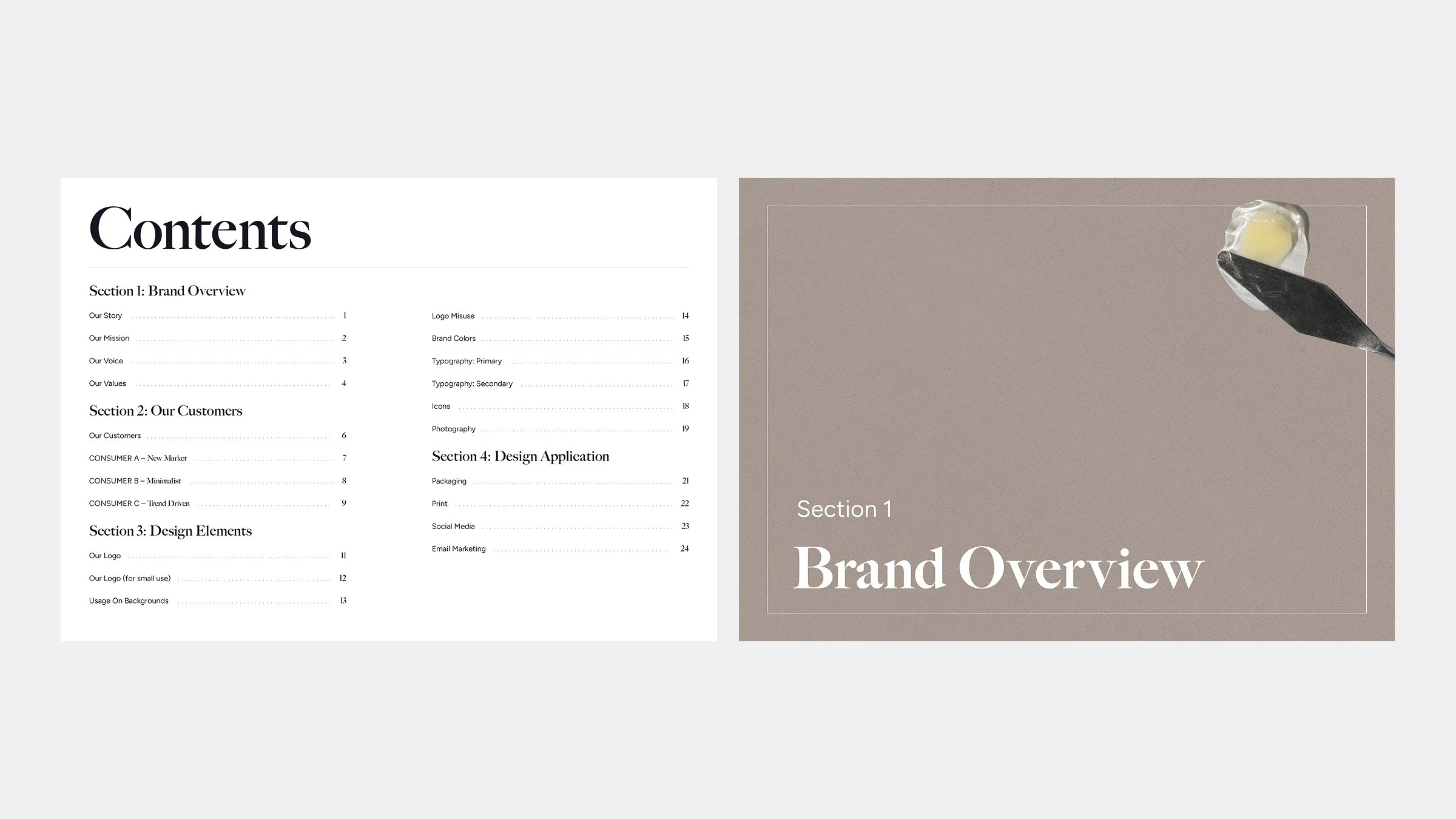 skinside brand guidelines toc