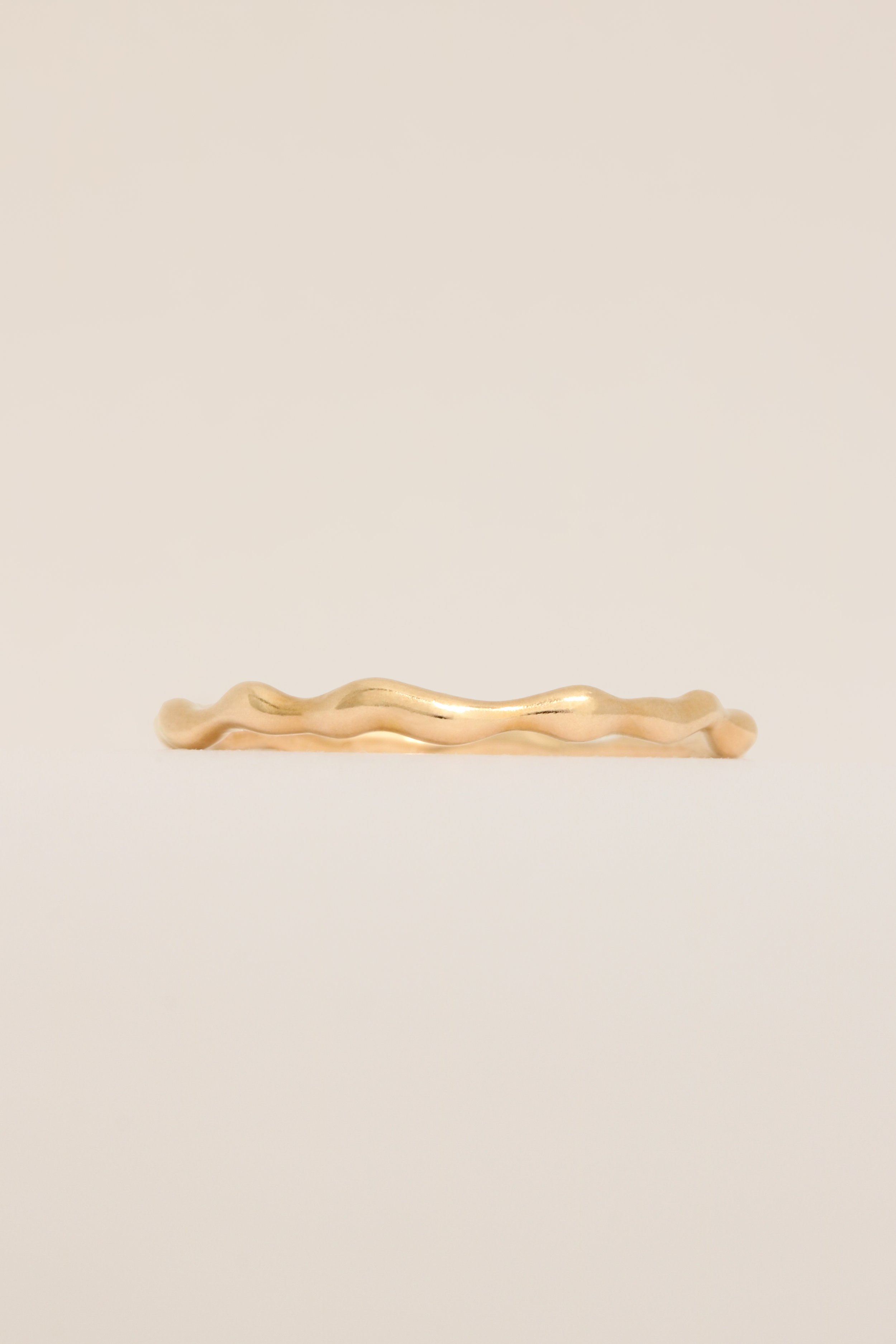 The Molten Stacker Ring | 9ct Gold