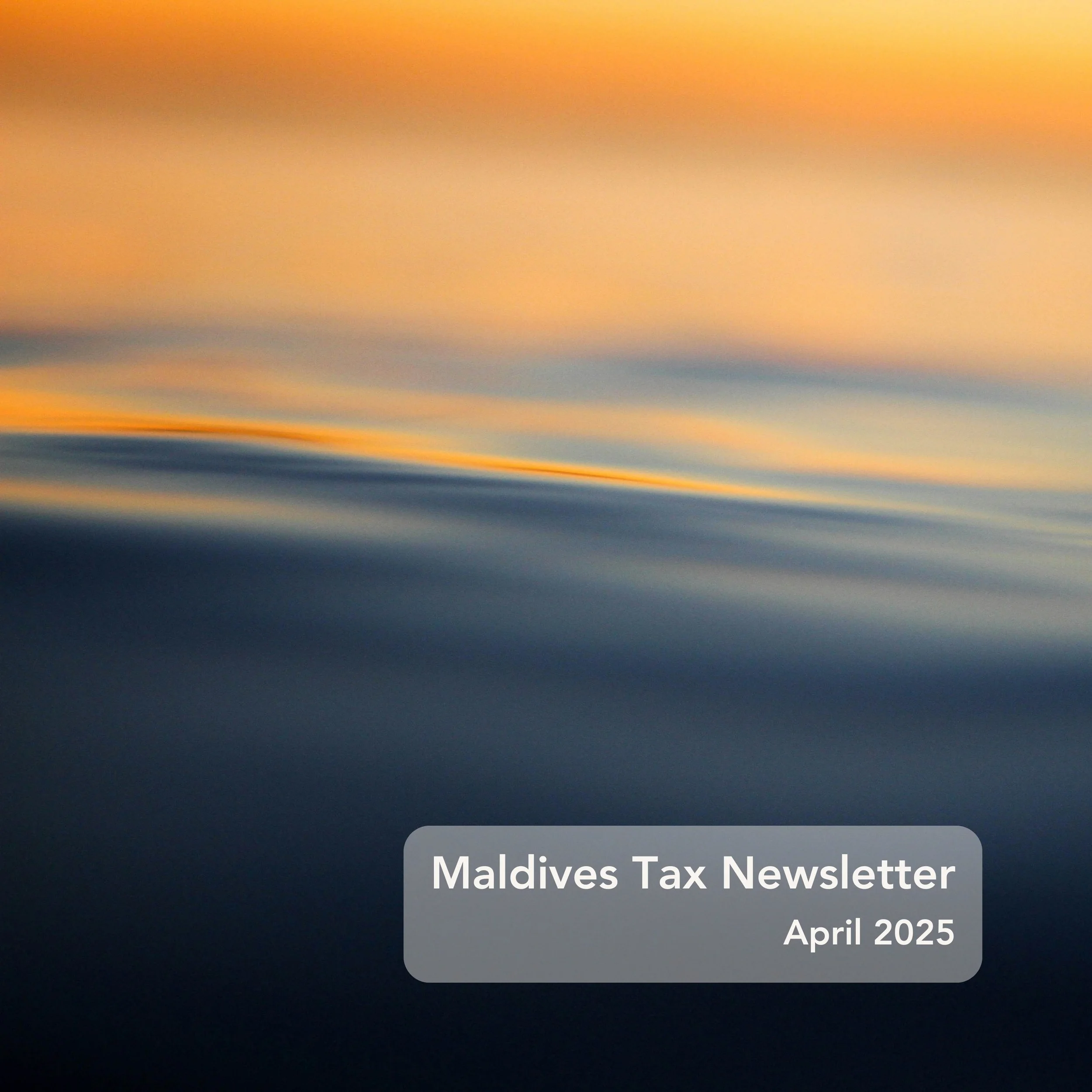 Maldives Tax Newsletter - April 2025