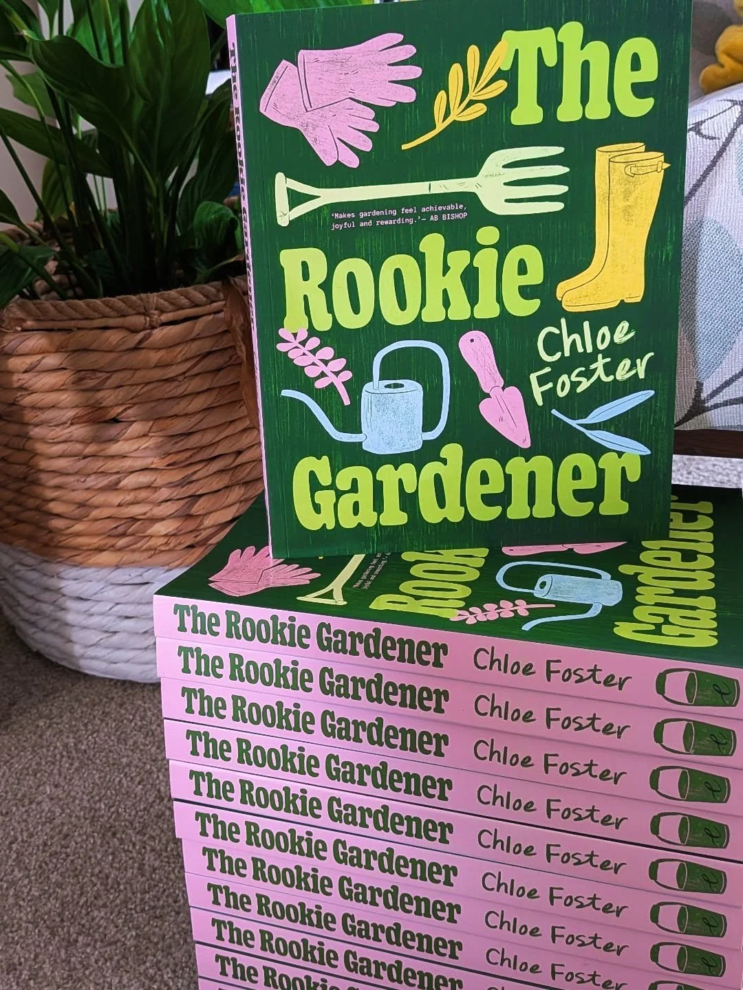 Enter "The Book Nook" 📚 @melbflowershow

Piles of The Rookie Gardener are on their way to the Melbourne International Flower and Garden Show this week!
The Book Nook will be on the upper floor, inside the Royal Exhibition Building.

I'll b