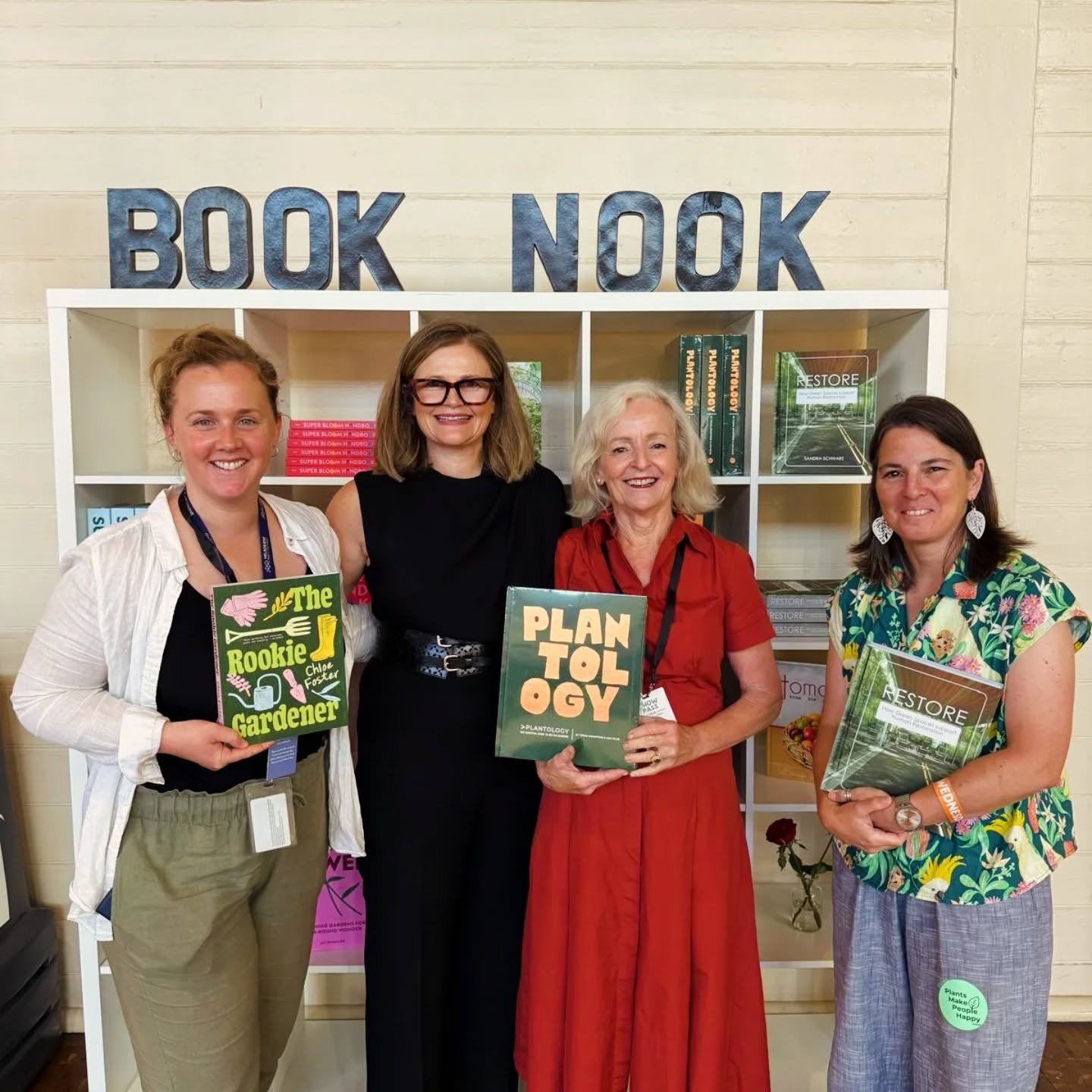 A joy to be the first presenters on the mainstage for the Melbourne International Flower and Garden Show @melbflowershow 🌻🌿

Another first, introducing you all to The Book Nook! Supporting and celebrating local authors and their new books. Inside t