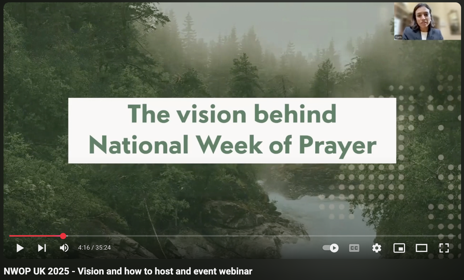 Webinar: vision and how to host a NWoP event