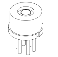 Non-magnetic VCSEL package cross-section for quantum sensing and MRI-compatible systems