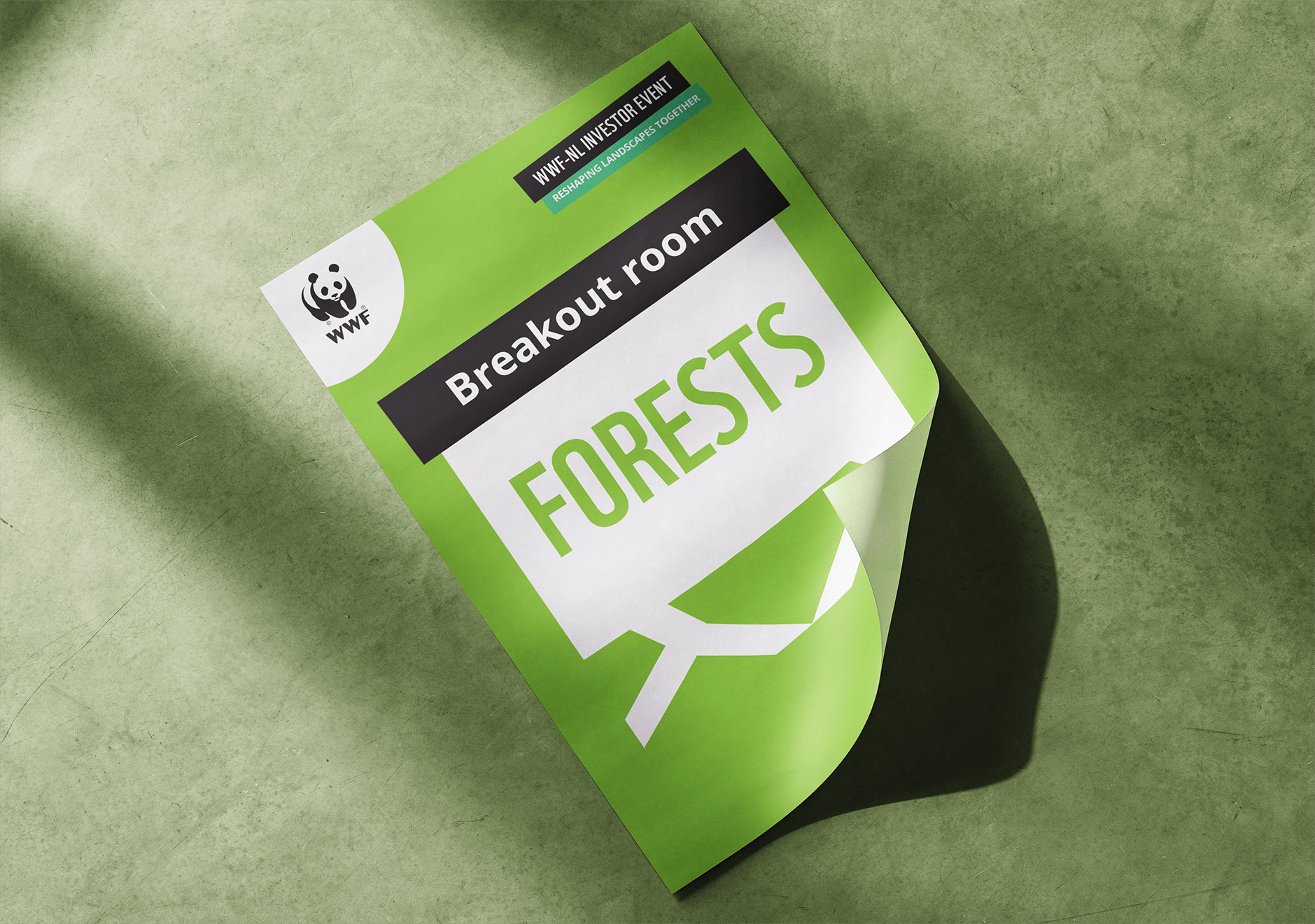 Poster design for WWF Netherlands