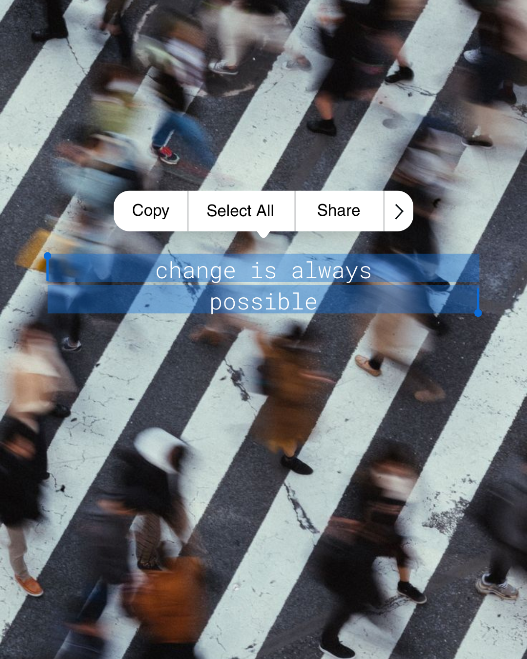 Change is Always Possible