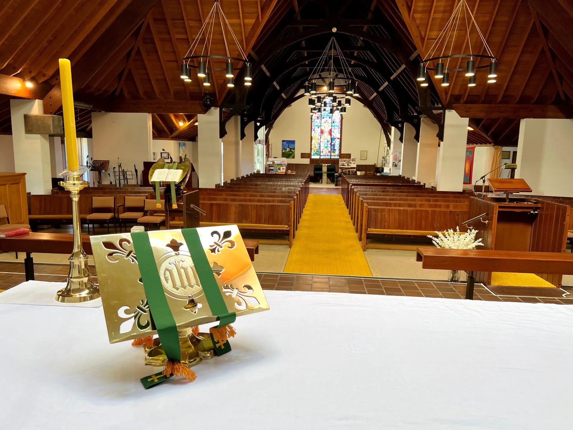 Take a look at some cool imagery of the interior of the church