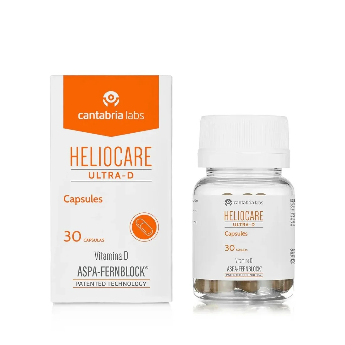 Heliocare Ultra D capsules and packaging detail