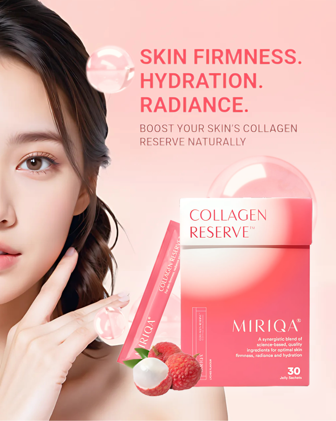 MIRIQA Collagen Reserve marine collagen jelly stick box