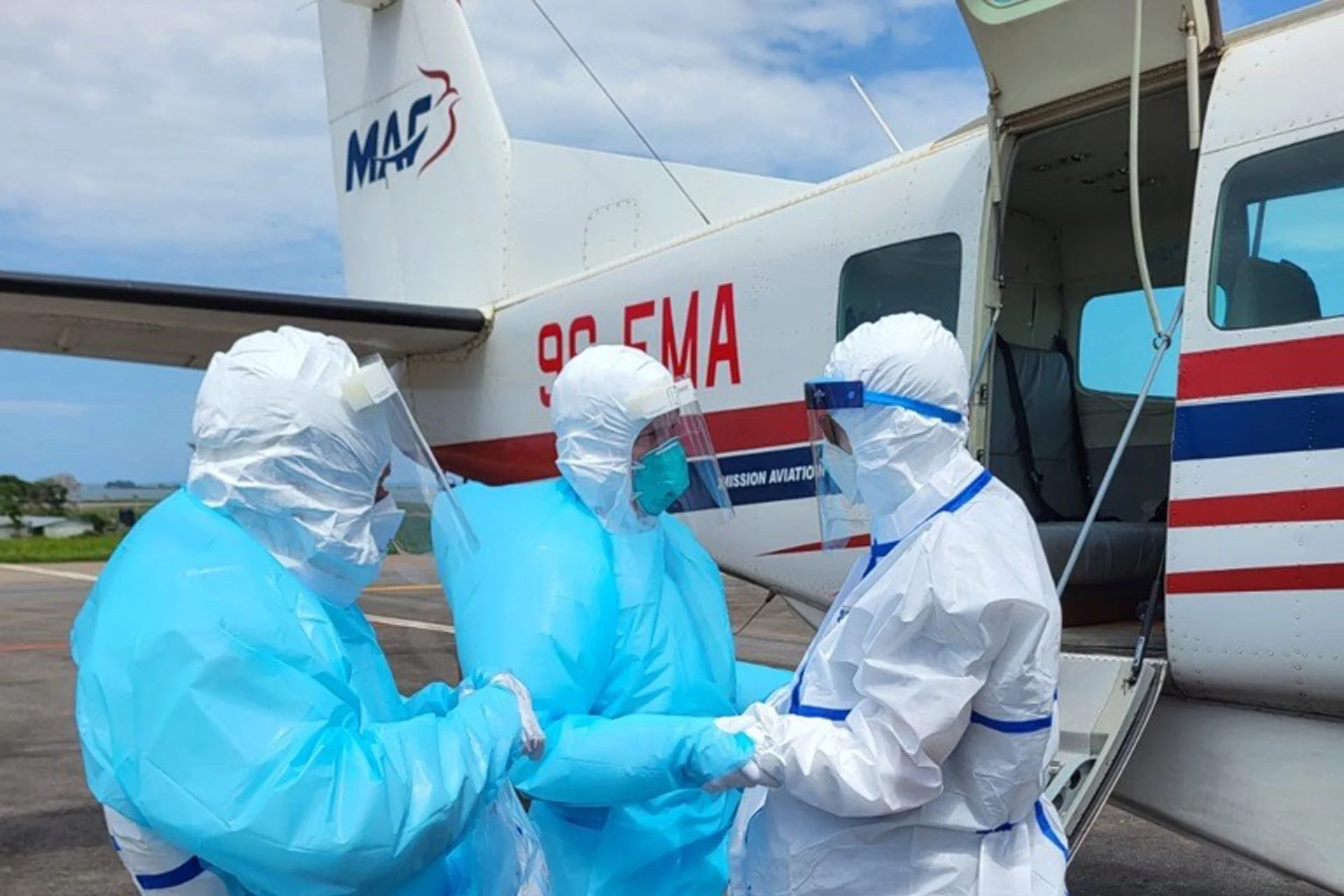 Humanitært flyselskab er med til at stoppe udbrud af ebola i Østcongo