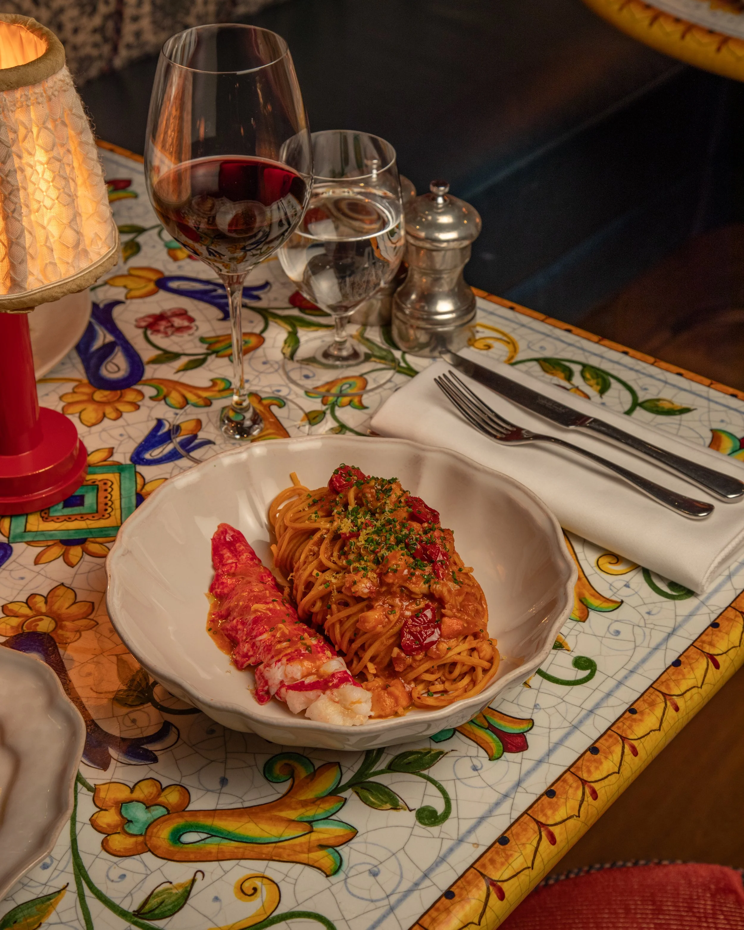 DEAR JACKIE’s LOBSTER LINGUINE 