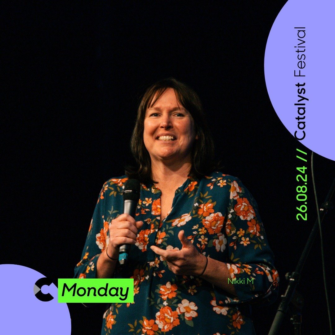 Monday's speaker, Nikki M, brought an inspiring message about leading with courage.

#catalystfestival24