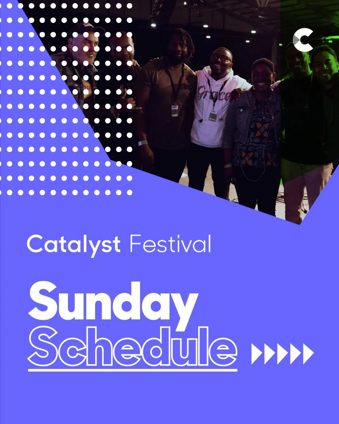 There's so much going on here at Catalyst Festival tomorrow - here's the outline schedule to whet your appetite 😋

Find out more from the Festival Guidebook at catalystfestival.org

#catalystfestival26