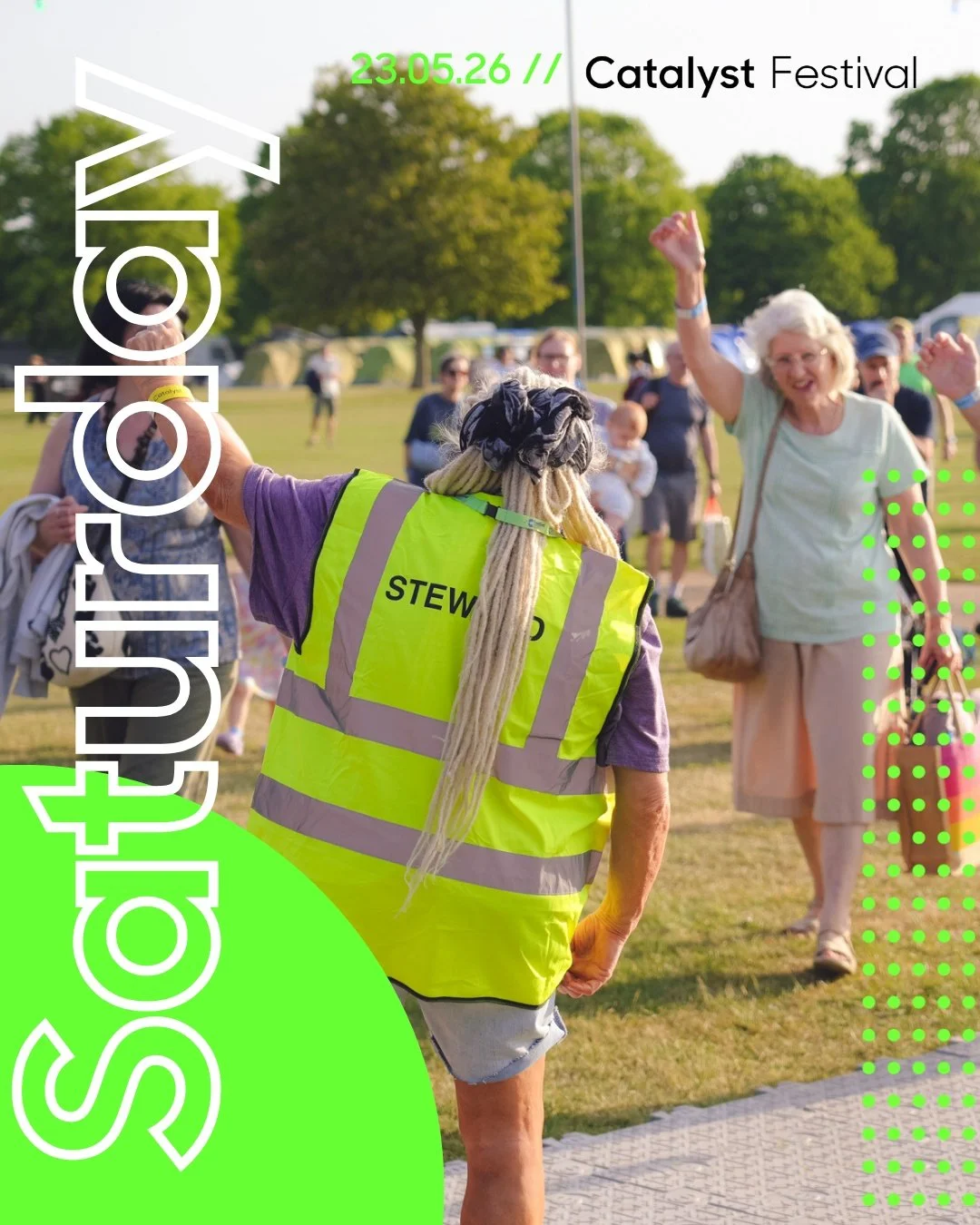 Our wonderful photography team are out and about on-site throughout our time here, capturing the Festival flavour (give them a wave or a high-five if you see them - though maybe not in the main meeting!)

Here's the first photo-dump from Saturday eve