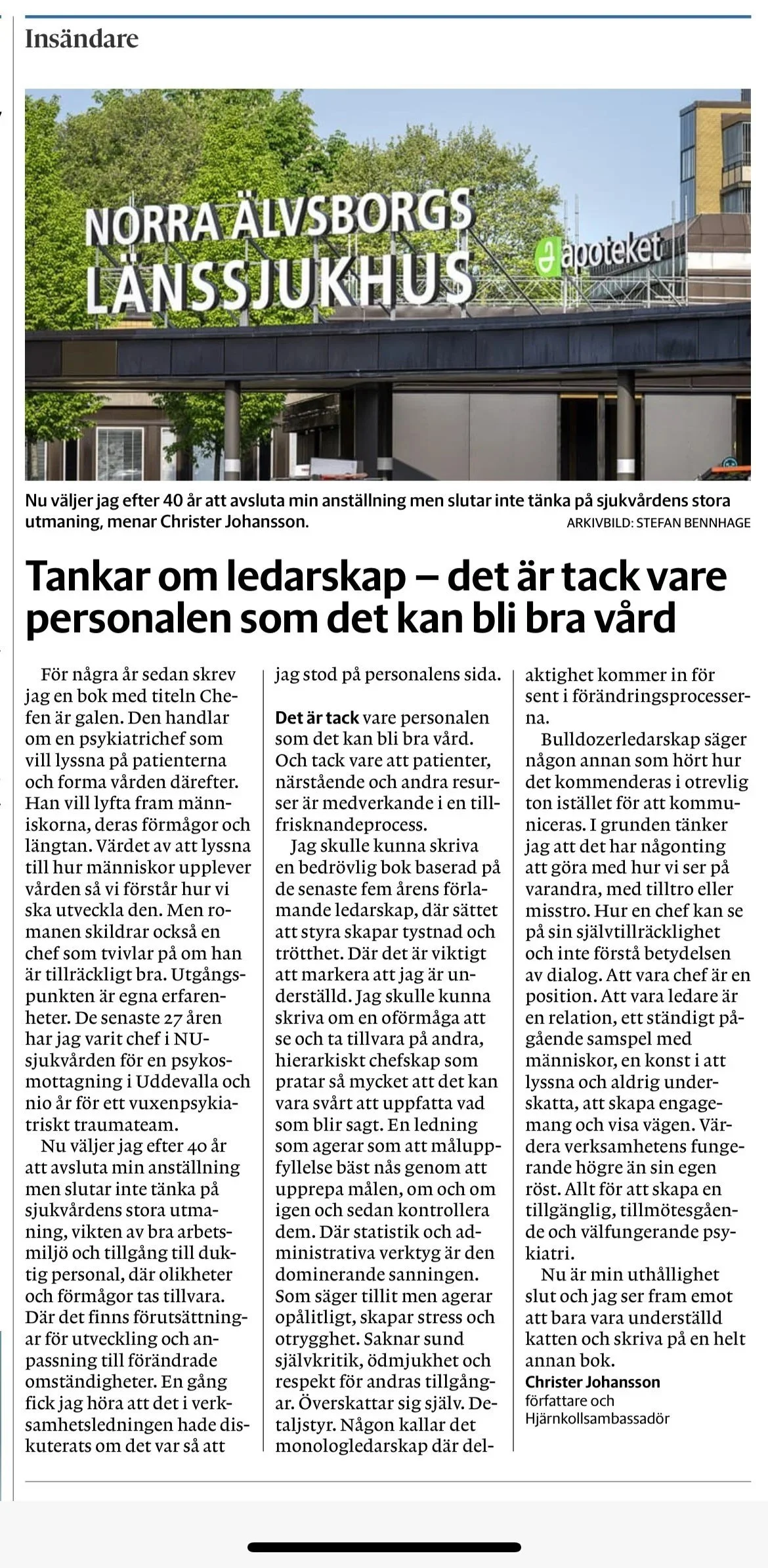 Tankar om ledarskap