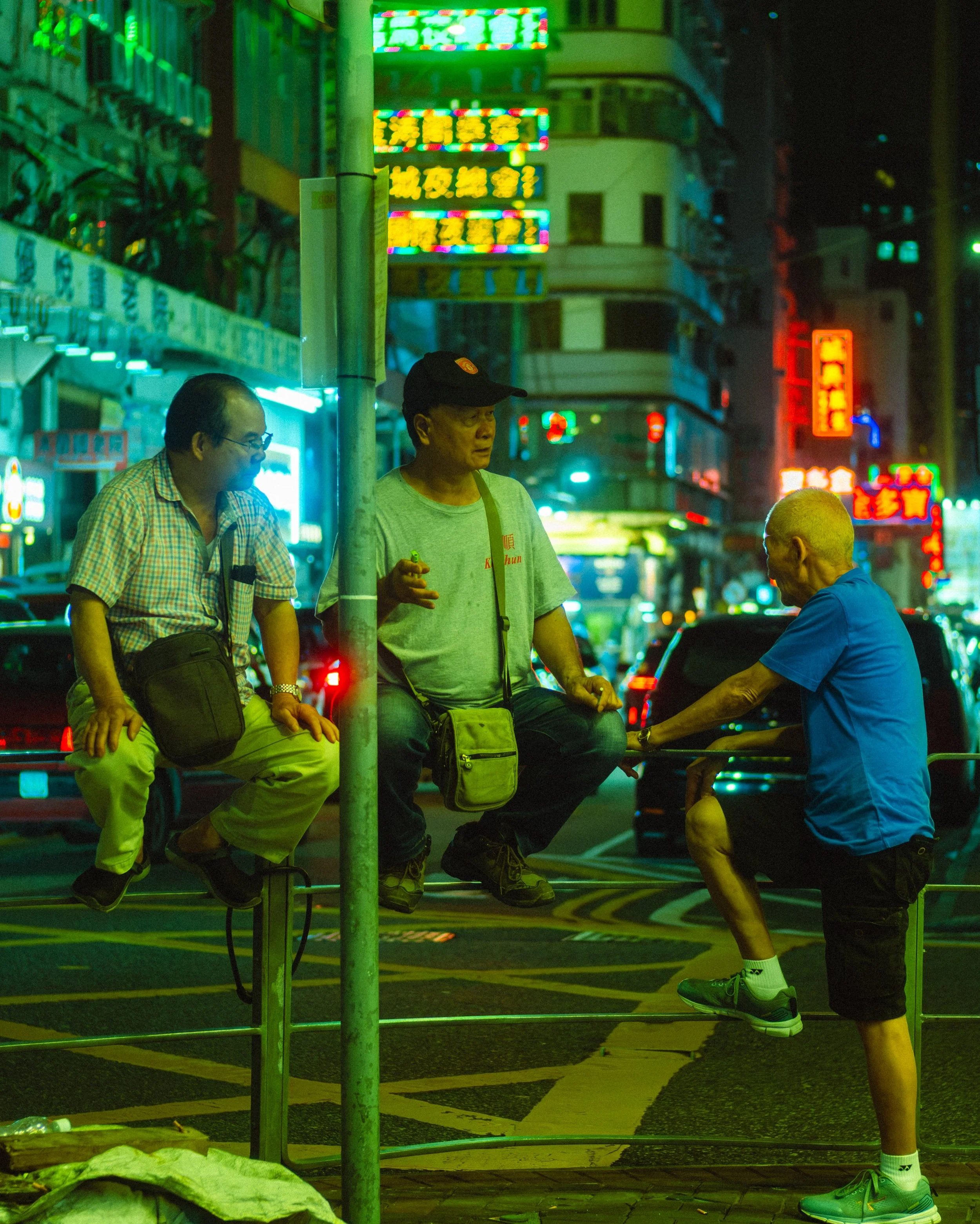 Some cities are a place. Hong Kong is a character. The neon, the bamboo scaffolding, the noise, and above all the people out in it at night, all of them looking like they belong to a film I haven&rsquo;t seen yet.

📍 Yau Ma Tei, Hong Kong, July 2026
