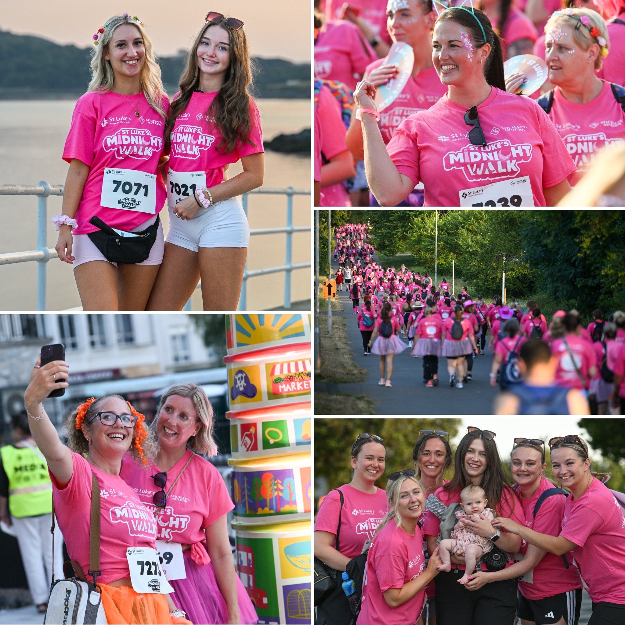 Event photography for the St Luke's Hospice Plymouth annual Midnight Walk.