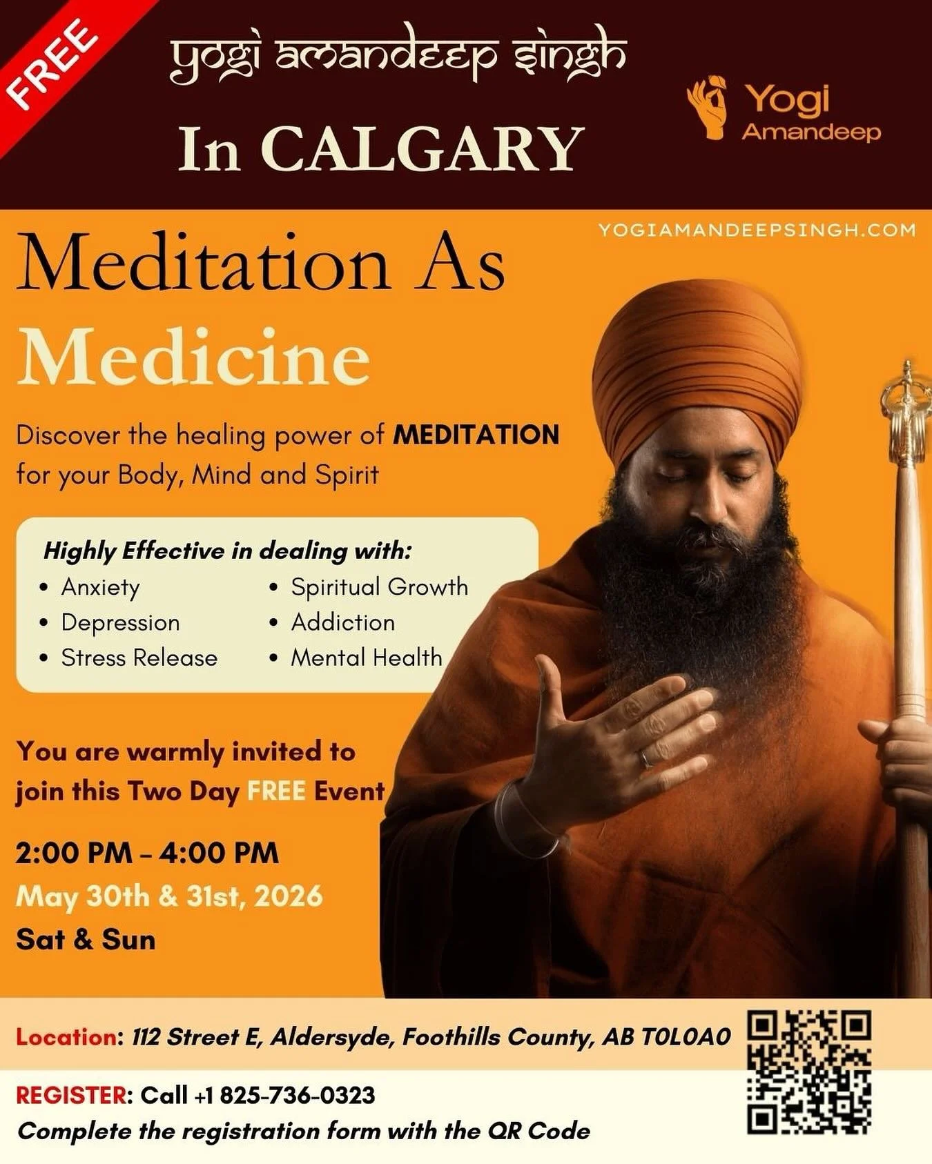 Yogi Amandeep in Calgary
.
.
.
.
#yogi #yoga  #yogiamandeep #sadhna #transformation #mantra #healing #breath #pavanguru
#kundalini #health #dharma #meditation #advaita #atma #self #pranayama #aura