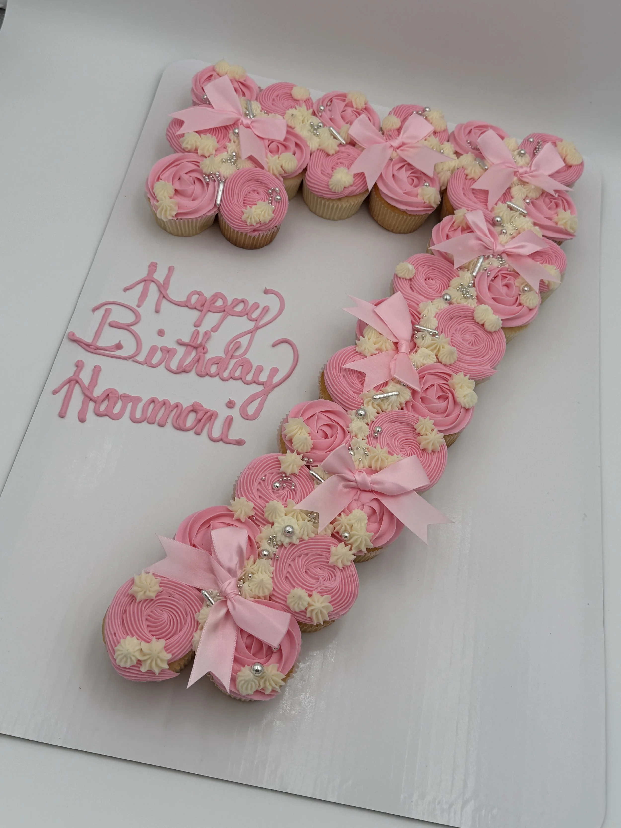 Custom Cupcake Number Cake $125-$225