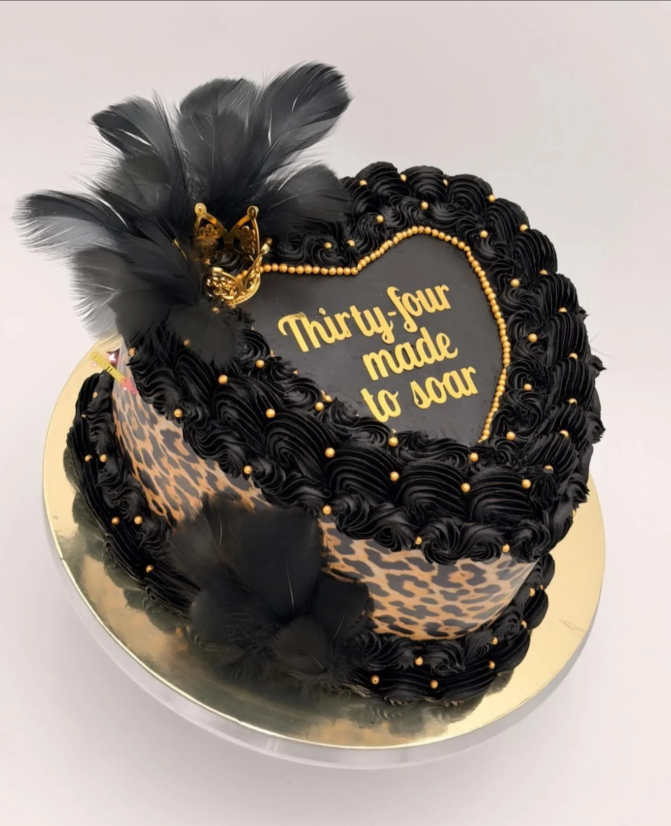 Heart Shape 2 Layer Custom Cake