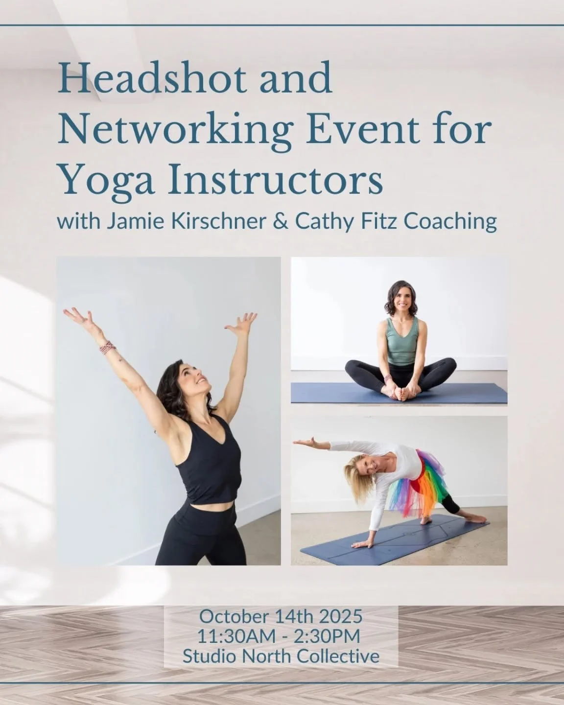 Yoga Community Event tomorrow!!
‌
We are so excited to host yoga teachers tomorrow at Studio North Collective located at 716 Boon St, Traverse City, MI 49686.
Bring your amazing self and leave with new friends and a fresh image!
What else to e