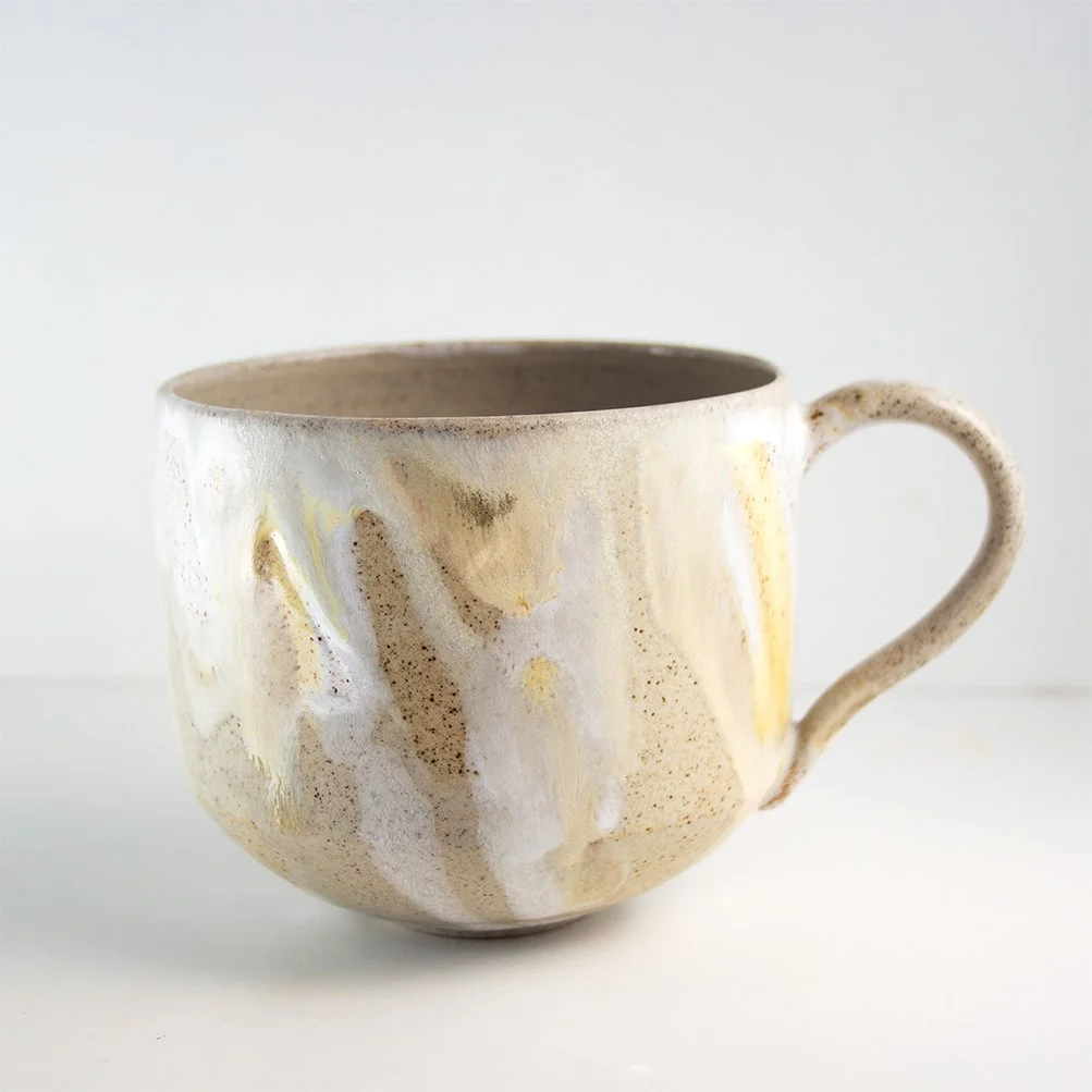 Tasse gelb beige
