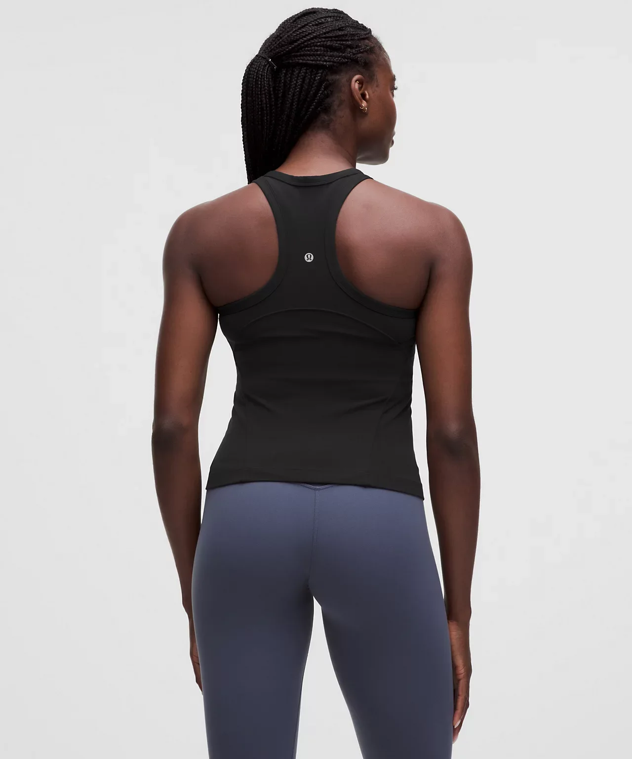 lululemon Align Waist-Length Racerback Tank in Black