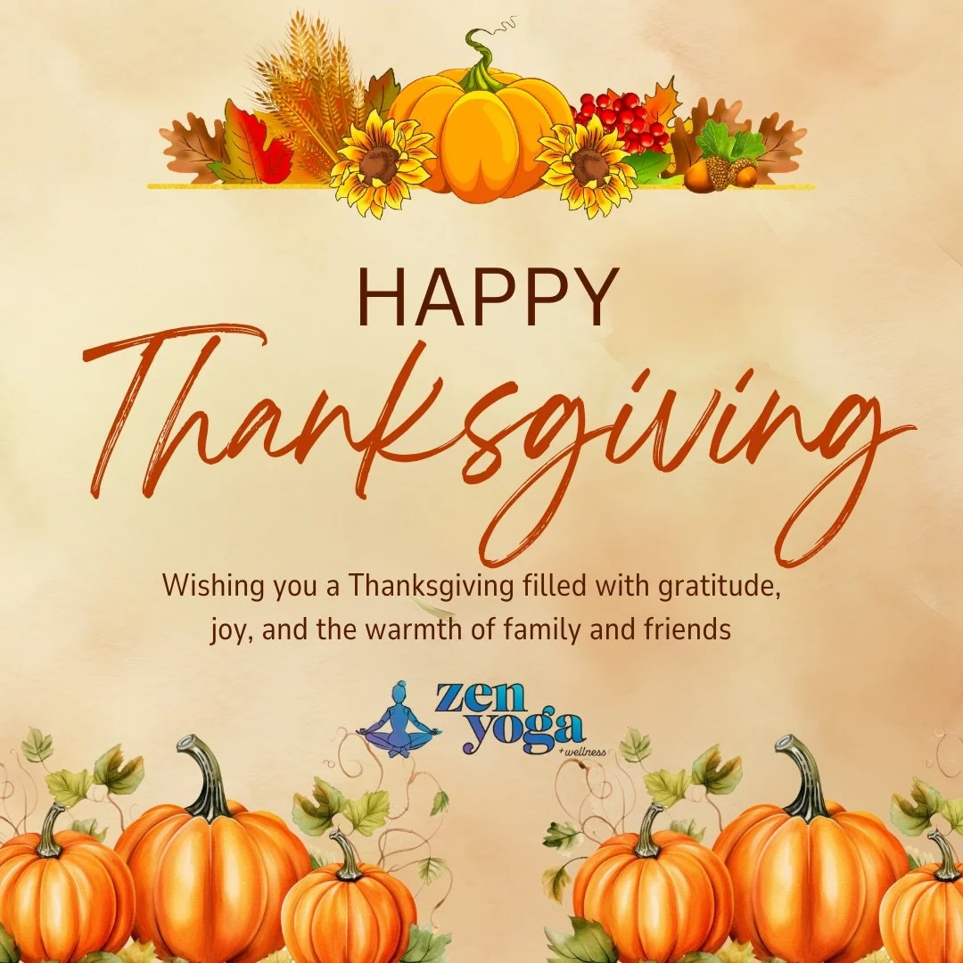 🧡Happy Thanksgiving🧡

Today our hearts are extra full as we reflect on the incredible community that makes Zen what it is. To our compassionate, talented, heart-led instructors&hellip; to our dedicated members who show up with courage, curiosity, a