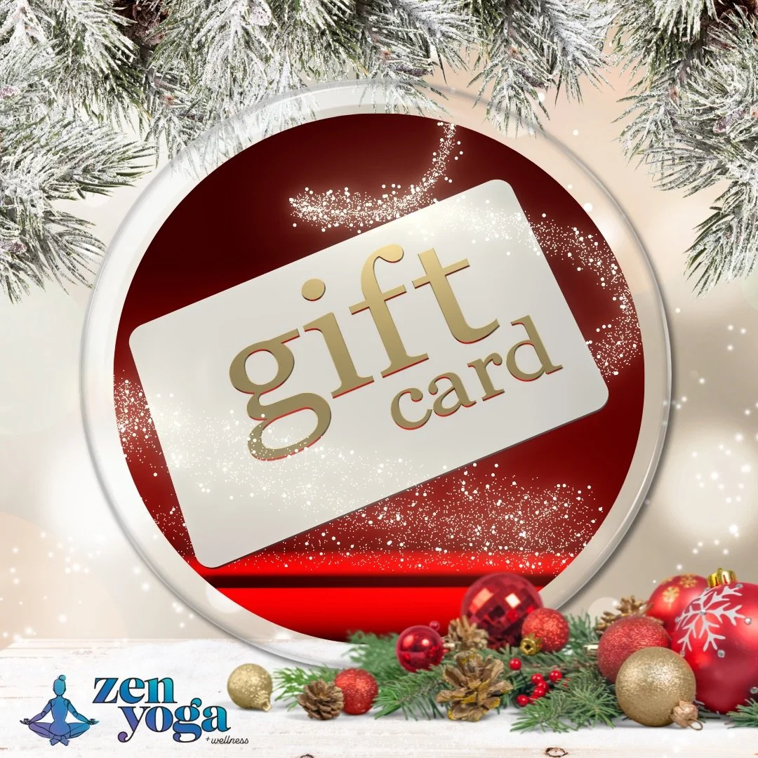 Still searching for a last-minute gift?
Give the gift of movement, mindfulness &amp; a little Zen ✨🎁

Zen Yoga &amp; Wellness gift cards are available and make the perfect holiday present!

🎄 Two easy options:

🎁 Digital Gift Cards &ndash; instant
