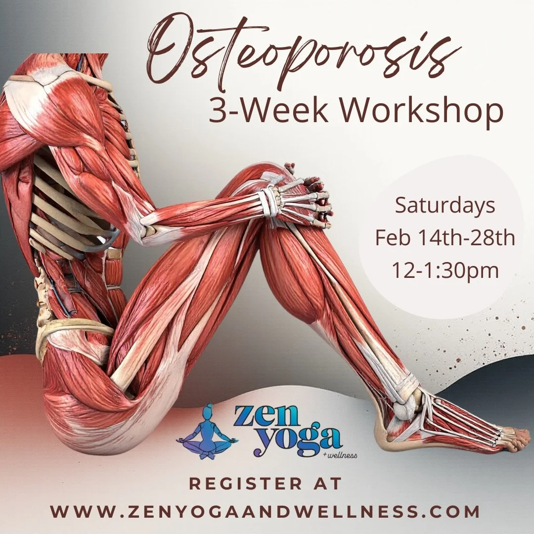 This series will focus on nutrition, exercise and how to care for your body by providing practical strategies for daily living with osteoporosis or osteopenia through conversation, discuss and Q&amp;A with resources for attendees.

This workshop is l