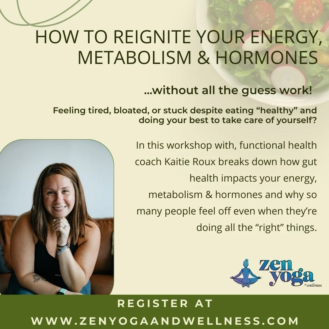 Feeling tired, bloated, or stuck despite eating &ldquo;healthy&rdquo; and doing your best to take care of yourself?

In this workshop, we&rsquo;ll break down how gut health impacts your energy, metabolism, and hormones and why so many people feel off